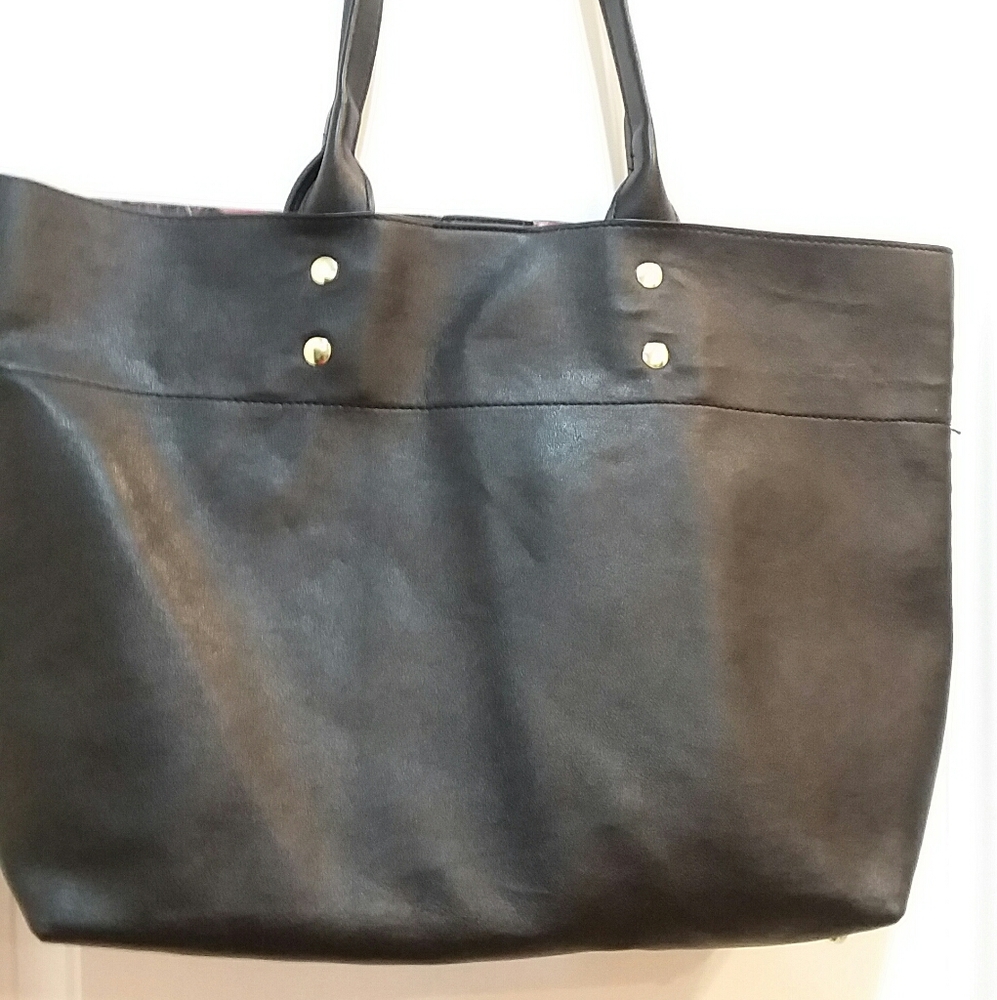 MORONA Black Ladies Faux Leather Satchel
